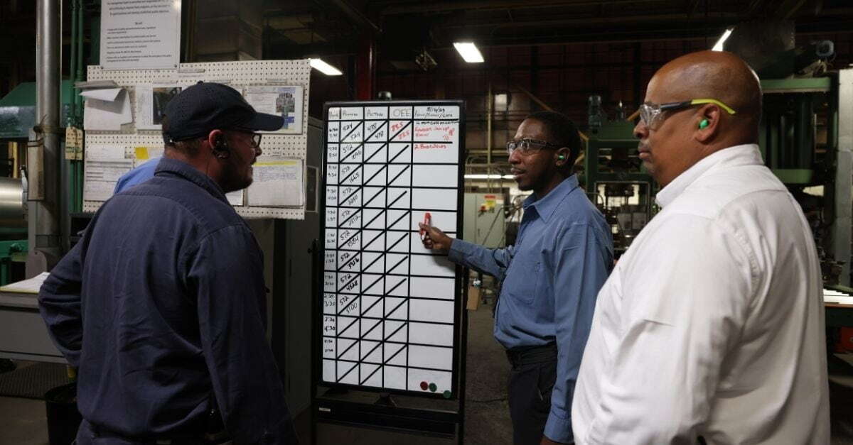 North Coast Container team working on continuous improvement