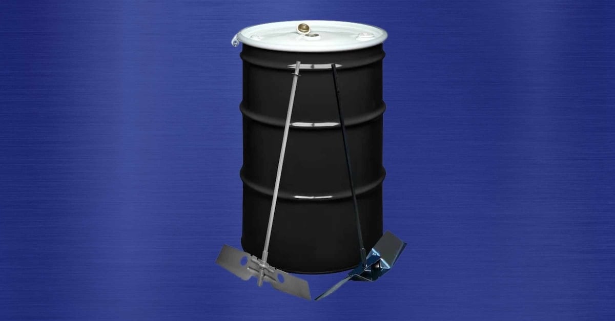 Agitator drum for paints and coatings